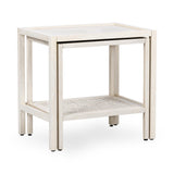 Devin Milk White Nesting Accent Tables - Ornate Home