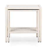 Devin Milk White Nesting Accent Tables - Ornate Home