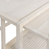 Devin Milk White Nesting Accent Tables - Ornate Home