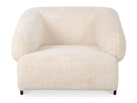 Devlin Cream Lounge Chair - Ornate Home