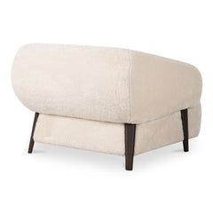 Devlin Cream Lounge Chair - Ornate Home