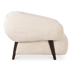 Devlin Cream Lounge Chair - Ornate Home