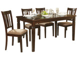 Devlin Espresso 5-piece Dinig Table Set - Ornate Home