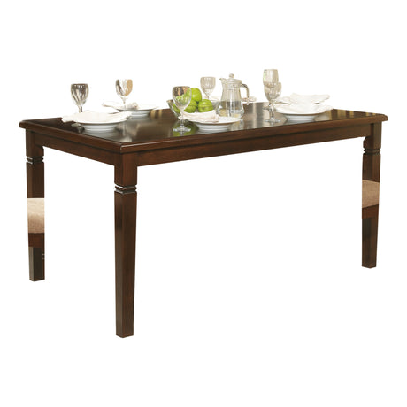 Devlin Espresso 5-piece Dinig Table Set - Ornate Home