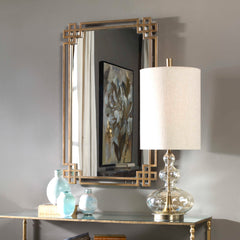 Devoll Antique Gold Mirror - Ornate Home