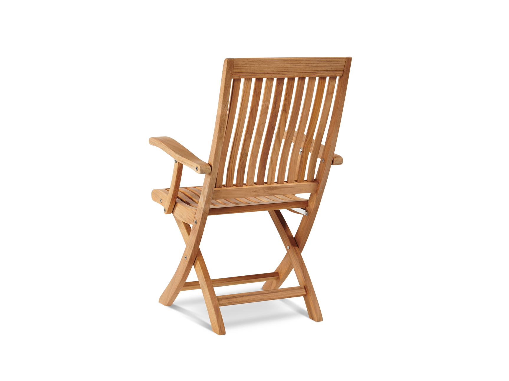 Devon Teak Outdoor Dining Folding Armchair - Ornate Home