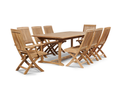 Devon Teak Outdoor Dining Folding Chair - Ornate Home