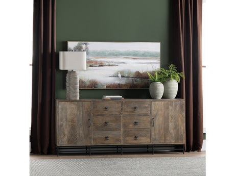 Devonshire Brown/Black Sideboard - Ornate Home