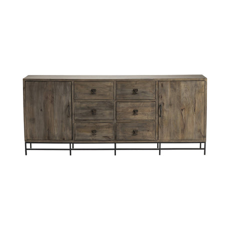 Devonshire Brown/Black Sideboard - Ornate Home
