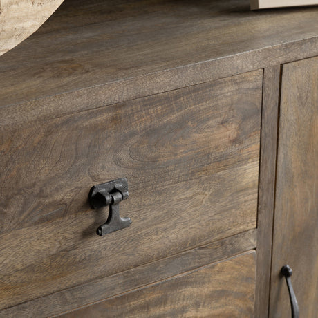 Devonshire Brown/Black Sideboard - Ornate Home