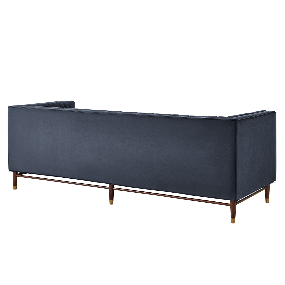 Devote Marine 93 Inch Performance Velvet Channel Tufted Sofa