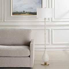 Dewdrop Ivory Floor Lamp - Ornate Home
