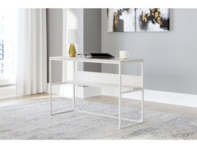 Deznee White Home Office Desk (Online Special Price) - Ornate Home