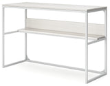 Deznee White Home Office Desk (Online Special Price) - Ornate Home