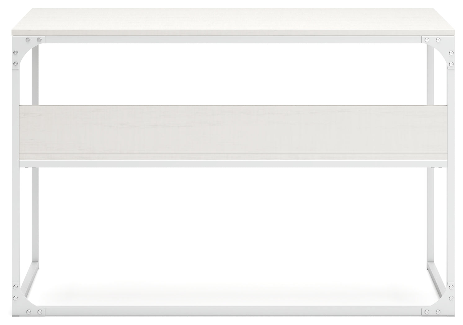 Deznee White Home Office Desk (Online Special Price) - Ornate Home