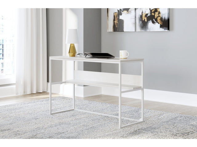Deznee White Home Office Desk - Ornate Home