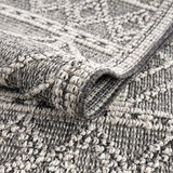 Diah Black & Bone Outdoor Area Rug - Clearance - Ornate Home