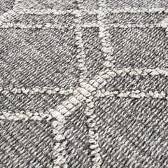 Diah Black & Bone Outdoor Area Rug - Clearance - Ornate Home