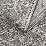 Diah Black & Bone Outdoor Area Rug - Clearance - Ornate Home