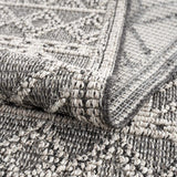 Diah Black & Bone Outdoor Area Rug - Clearance - Ornate Home