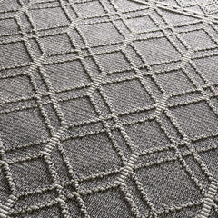 Diah Black & Bone Outdoor Area Rug - Clearance - Ornate Home