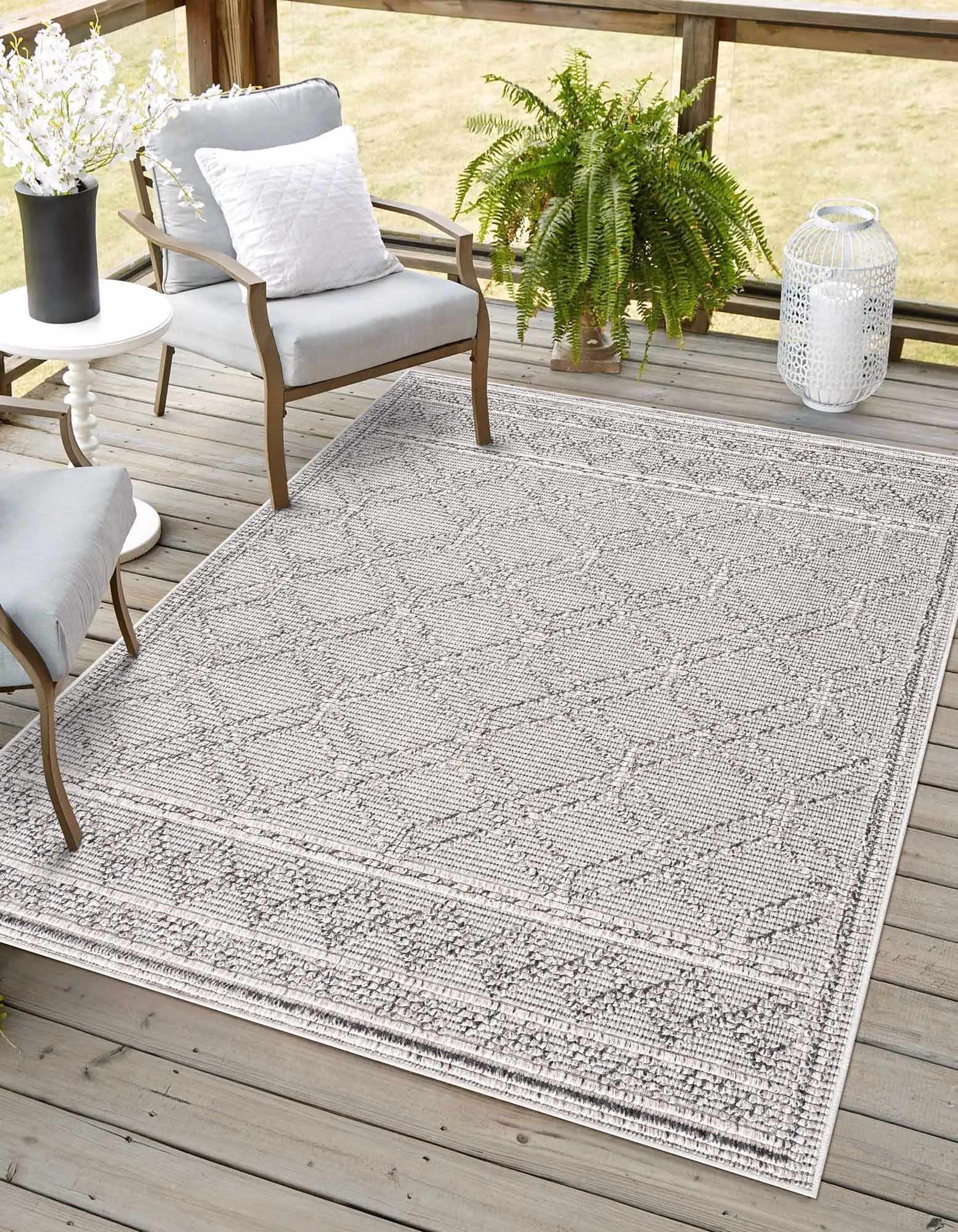 Diah Bone Outdoor Area Rug - Clearance - Ornate Home