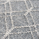 Diah Gray Blue & Bone Outdoor Area Rug - Clearance - Ornate Home