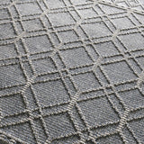 Diah Gray Blue & Bone Outdoor Area Rug - Clearance - Ornate Home