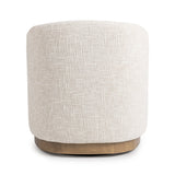 Diah Toasted Linen Swivel Accent Chair - Ornate Home