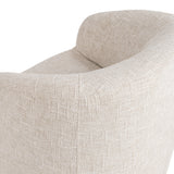 Diah Toasted Linen Swivel Accent Chair - Ornate Home