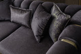 Diamond Anthracite Sofa - Ornate Home