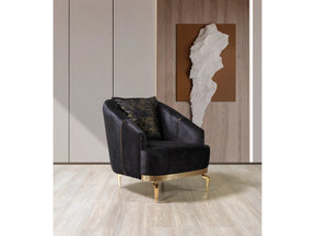 Diamond Black Chair - Ornate Home