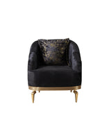 Diamond Black Chair - Ornate Home