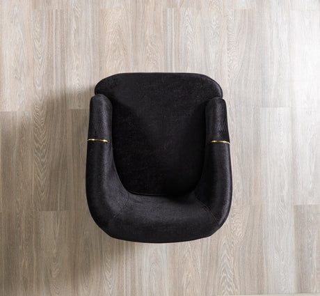 Diamond Black Chair - Ornate Home