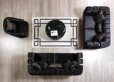 Diamond Black Sofa - Ornate Home
