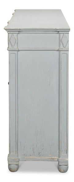 Diamond Blue Wall Sideboard - Ornate Home