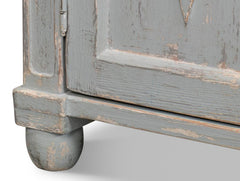 Diamond Blue Wall Sideboard - Ornate Home