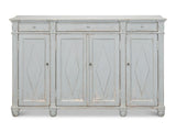 Diamond Blue Wall Sideboard - Ornate Home