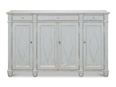 Diamond Blue Wall Sideboard - Ornate Home