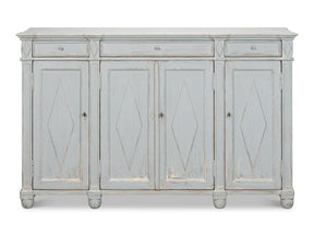 Diamond Blue Wall Sideboard - Ornate Home