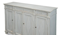 Diamond Blue Wall Sideboard - Ornate Home