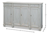Diamond Blue Wall Sideboard - Ornate Home