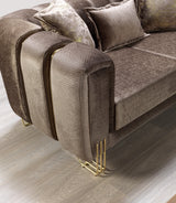 Diamond Brown 2-Piece Living Room Set - Ornate Home