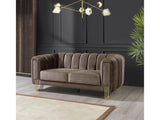 Diamond Brown 2-Piece Living Room Set - Ornate Home