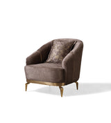 Diamond Brown Chair - Ornate Home