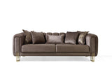 Diamond Brown Loveseat - Ornate Home