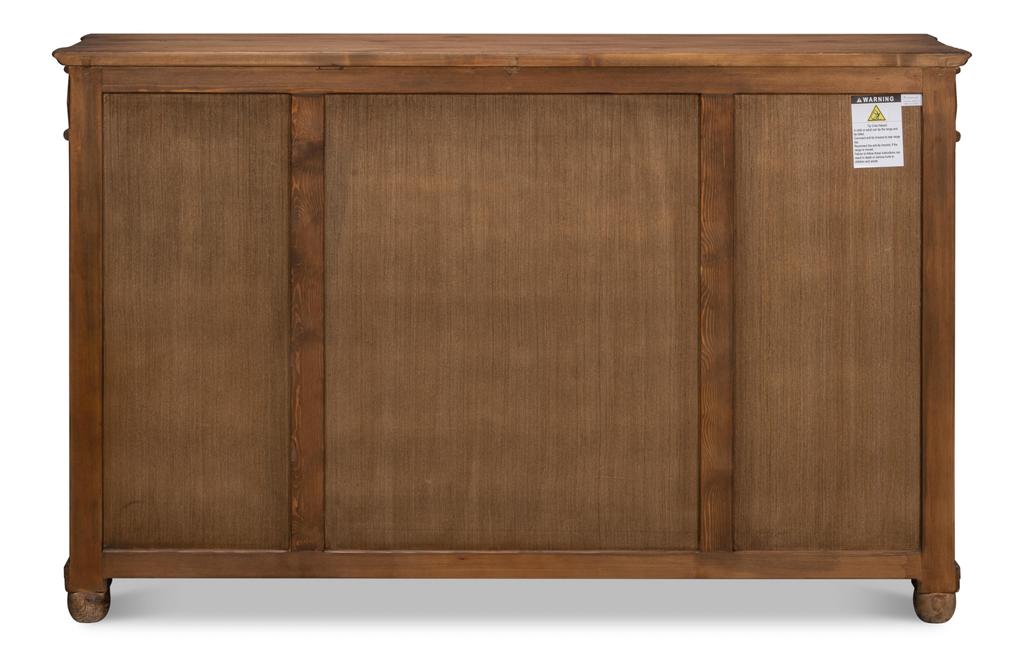 Diamond Brown Wall Sideboard - Ornate Home
