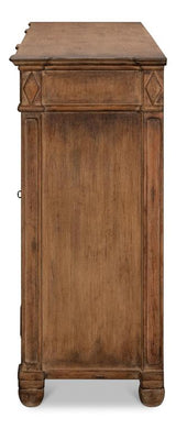 Diamond Brown Wall Sideboard - Ornate Home