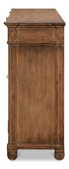 Diamond Brown Wall Sideboard - Ornate Home