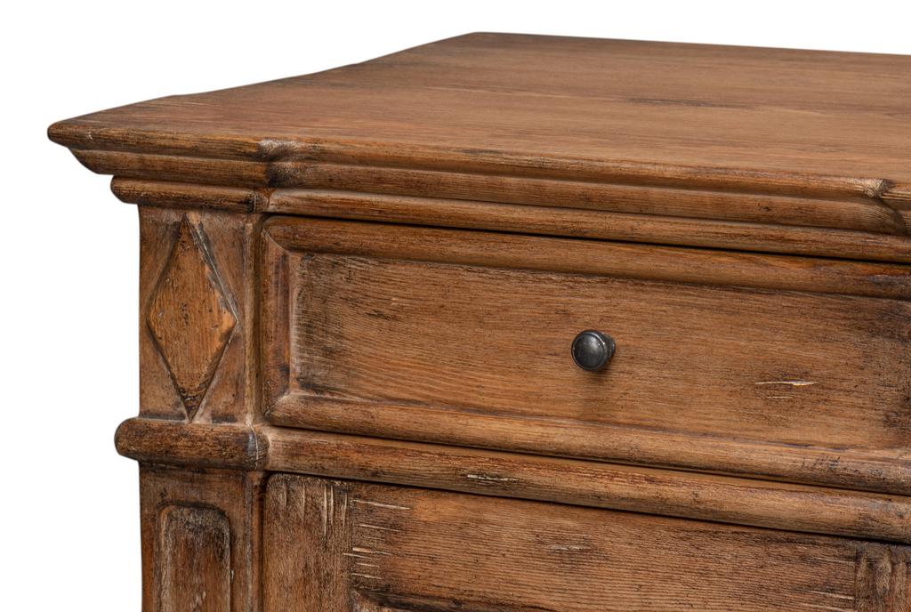 Diamond Brown Wall Sideboard - Ornate Home